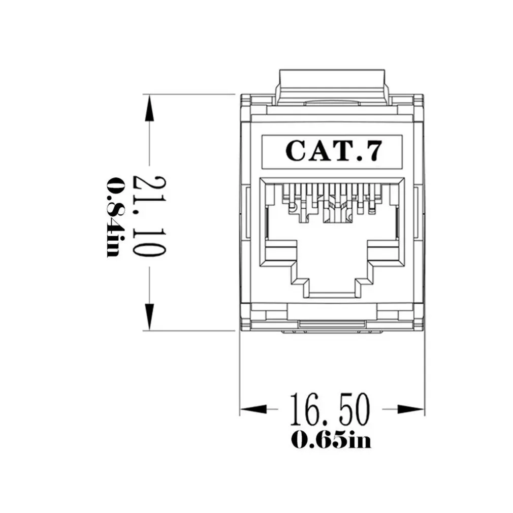 Сетевой RJ45 Cat6 Cat7 Keystone Jack модуль 360 градусов полностью экранированный разъем для LSA