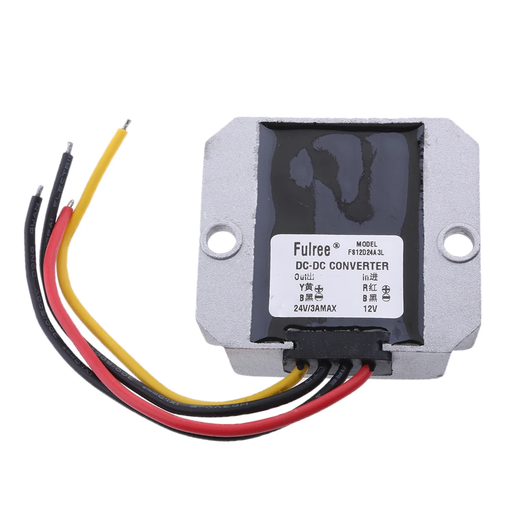 DC/DC 24V до 12V 3A преобразователь Регулятор трансформатор источник питания для автомобиля