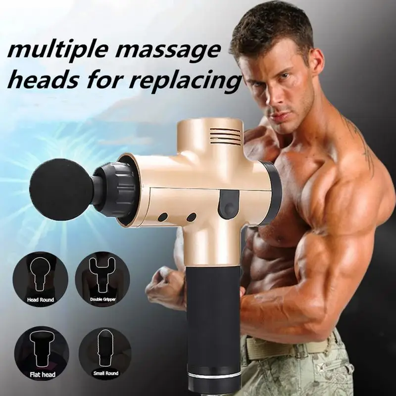 6 шт. сменный ударный глубокий массаж пистолет советы для головоломки массажер набор наконечников массажер мышц тела
