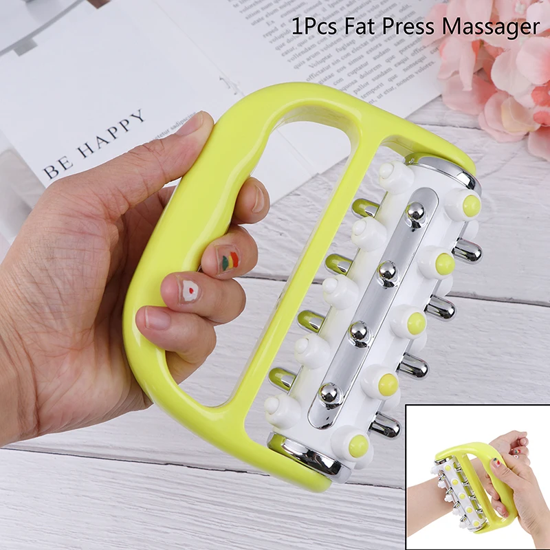 1Pc Portable Manual Body Massager Roller Handheld Pain Relief Cellulite Massage Press Roller Relax Pain Muscle Stimulator 2Style