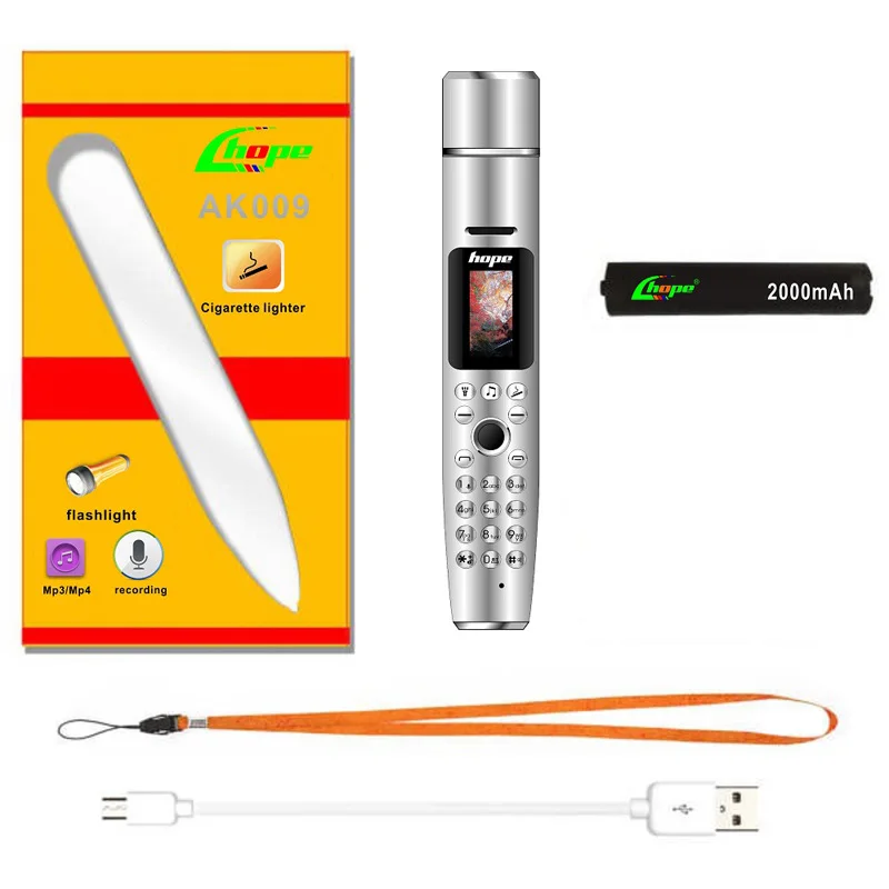 CHAOAI Pocket Cellphone AK009 Mini Phone Cigarette lighter flashlight Celular Pen Mobile Phone Bluetooth Recording Dialer Voice CHAOAI Pocket Cellphone AK009 Mini Phone Cigarette lighter flashlight Celular Pen Mobile Phone Bluetooth Recording Dialer Voice