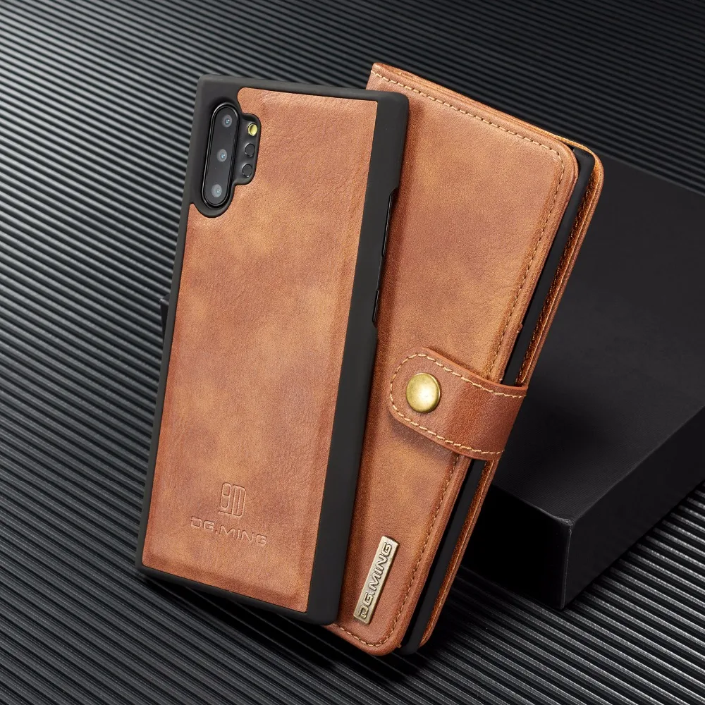 DG MING A7 A9 A6 плюс магнит кожаный чехол для samsung galaxy NOTE10 плюс S10 5G J4plus A10 A20 A30 A40 A50 A70 крышка