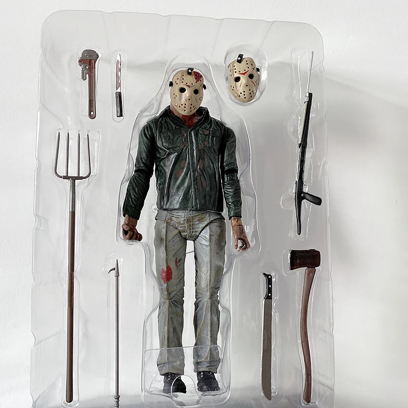 9 типов,, NECA Friday, 13-я часть, 3D, Джейсон, видео игра, Voorhees, Фредди, фигурка, игрушка, кукла, ужас, подарок