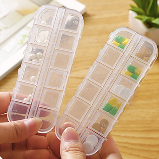 Transparent Nail Art Screw Storage Plastic Pill Chip Box Small Storage Box  Beads Container Jewelry Organizer Case - AliExpress