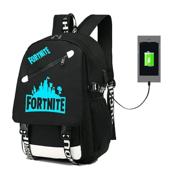 

Luminous Backpack Fortnite Student School Bags Leisure Bag Christmas Toys Boys Girls Birthday Gift