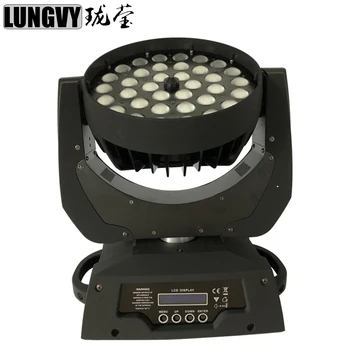 

Free Shipping Zoom 36x10w RGBW 4in1 Led Moving Head Wash Light DMX512 14CH Professional Dj Lighting Stage Lighting