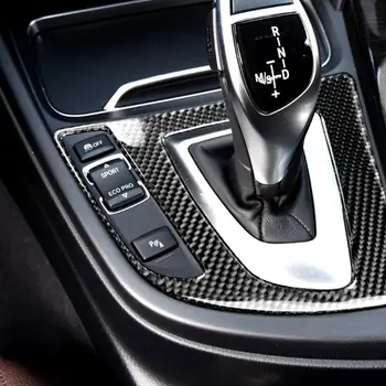 

For BMW 3 Series F30 316i 320i 328i 2013-16 Gear Shift Panel Carbon Fiber Trim