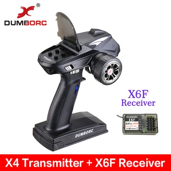 

DumboRC X4 2.4G 6CH Transmitter With X6F Receiver for MN-90 Rc Car Boat Tank Model Spare Parts Vehicle Toy Accs