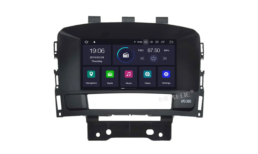 Excellent 7inch Android 9.0 CAR DVD GPS navigation player For OPEL Vauxhall Holden Astra J 2010-2013 Car RADIO stereo Support WIFI4G 64G 4