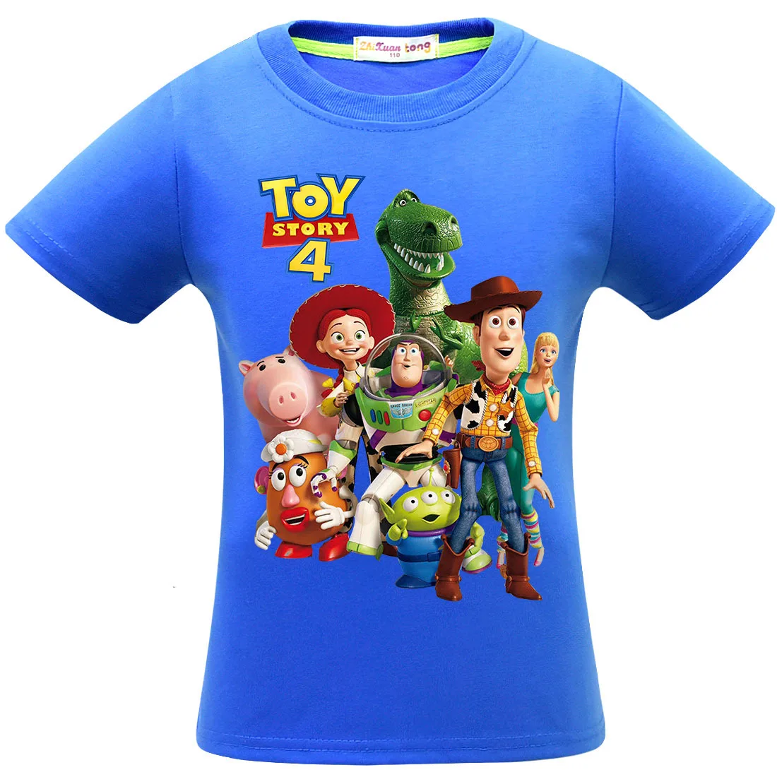 

2019 Toy Story Shirt Kids Costume O-neck Toddler Shirts Christmas T Shirt Clothes for Big Kids Girls Clothing Thanksgiving Shirt