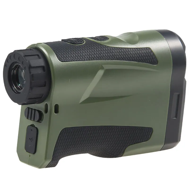 PEAKPULSE laser rangefinder military 600M green adjustable 6 times golf rangefinder portable rangefinder for golf hunting