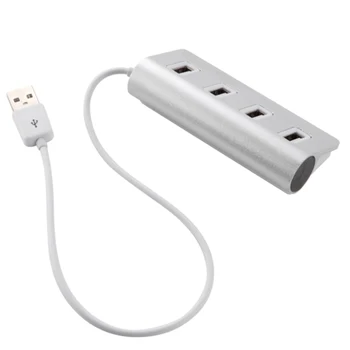 

Multi Usb 2.0 Hub 4 Port Adapter Splitter Power Interface for Macbook PC