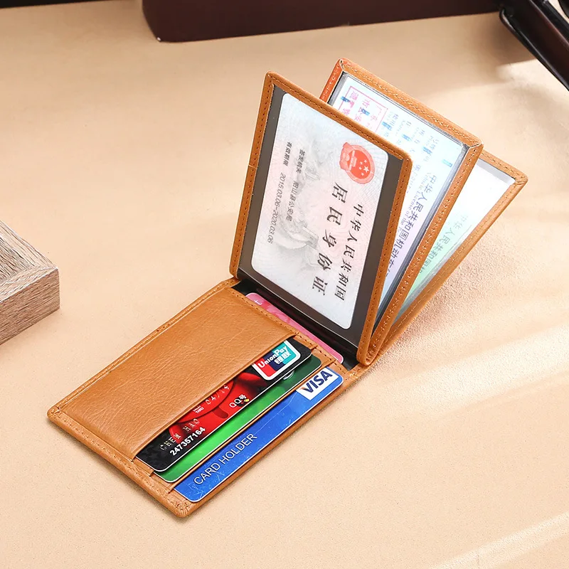 Driver License Holder Genuine Leather Cover for Car Driving Business Credit Cards Cover Holder Thin ID Card Case Wallet Unisex