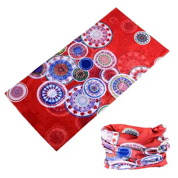 

Red Head Scarf Bandana Buffe Multi Use Outdoor Cycling Bandana Headbands Bicycle Motorcycle Face Shield Mask Tube Braga Cuello