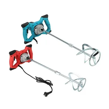 

2100W Industrial Grade Mixer 6Gear Adjustable Speed Paint Cement Plaster Mortar Coating Mixer Putty Powder Mixing Machine hot