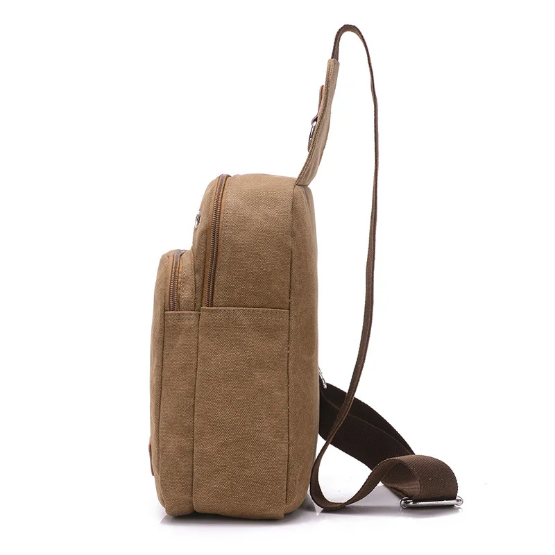 

2016 New Style Men Canvas Chest Bag Multi-functional Fashion & Sports Backpack Men's Large Capacity Shoulder Bag Outdoor Bag