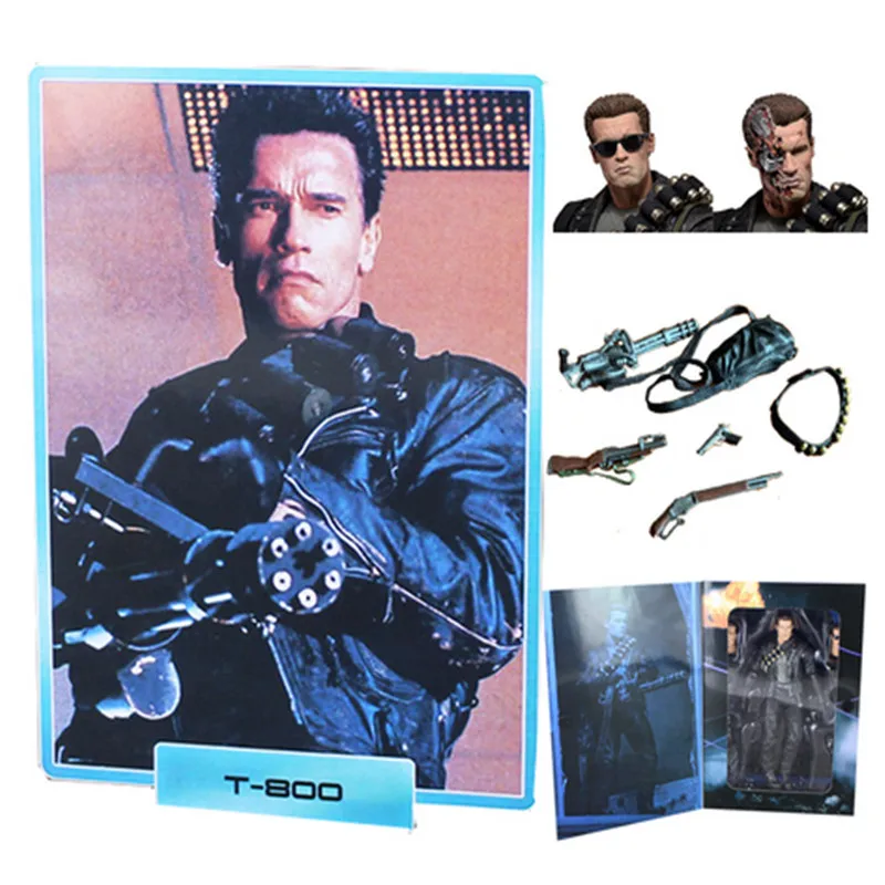 Фигурка NECA Terminator 2 T 800 18 см|Игровые фигурки и трансформеры| |