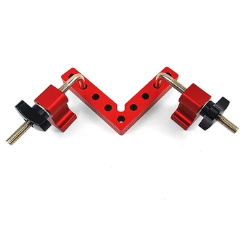 

Practical 90 Degree L-shaped Auxiliary Fixture Positioning Panel Fix Clip Woodworking Clamping Tool Measuring Gauge Components