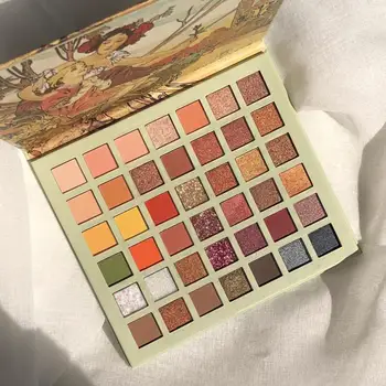

42 Colors Oil Painting Eyeshadow Palette Glitter Shimmer Eye Shadow Powder Matte pearlescent eyeshadow Palette Cosmetic Makeup