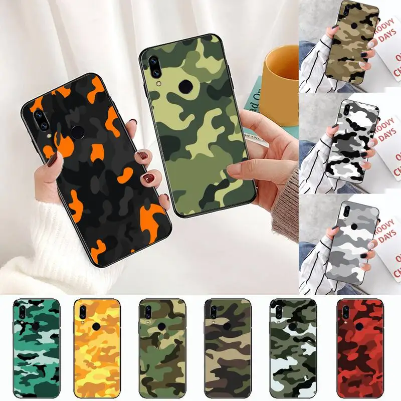 Camouflage Pattern Camo Army Phone Case For Xiaomi Redmi Note 4 4x 5 6 7 8 pro S2 PLUS 6A PRO | Мобильные телефоны и