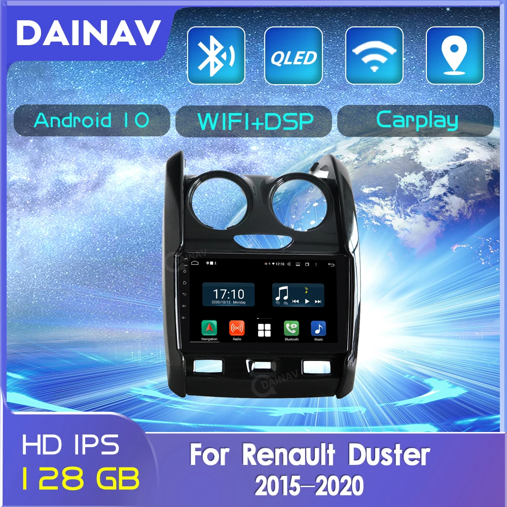 2 Din Android Car Radio For Renault Duster 2015 2016 2017 2018 2019 2020 Autoradio GPS Navigation Multimedia DVD player | Автомобили и