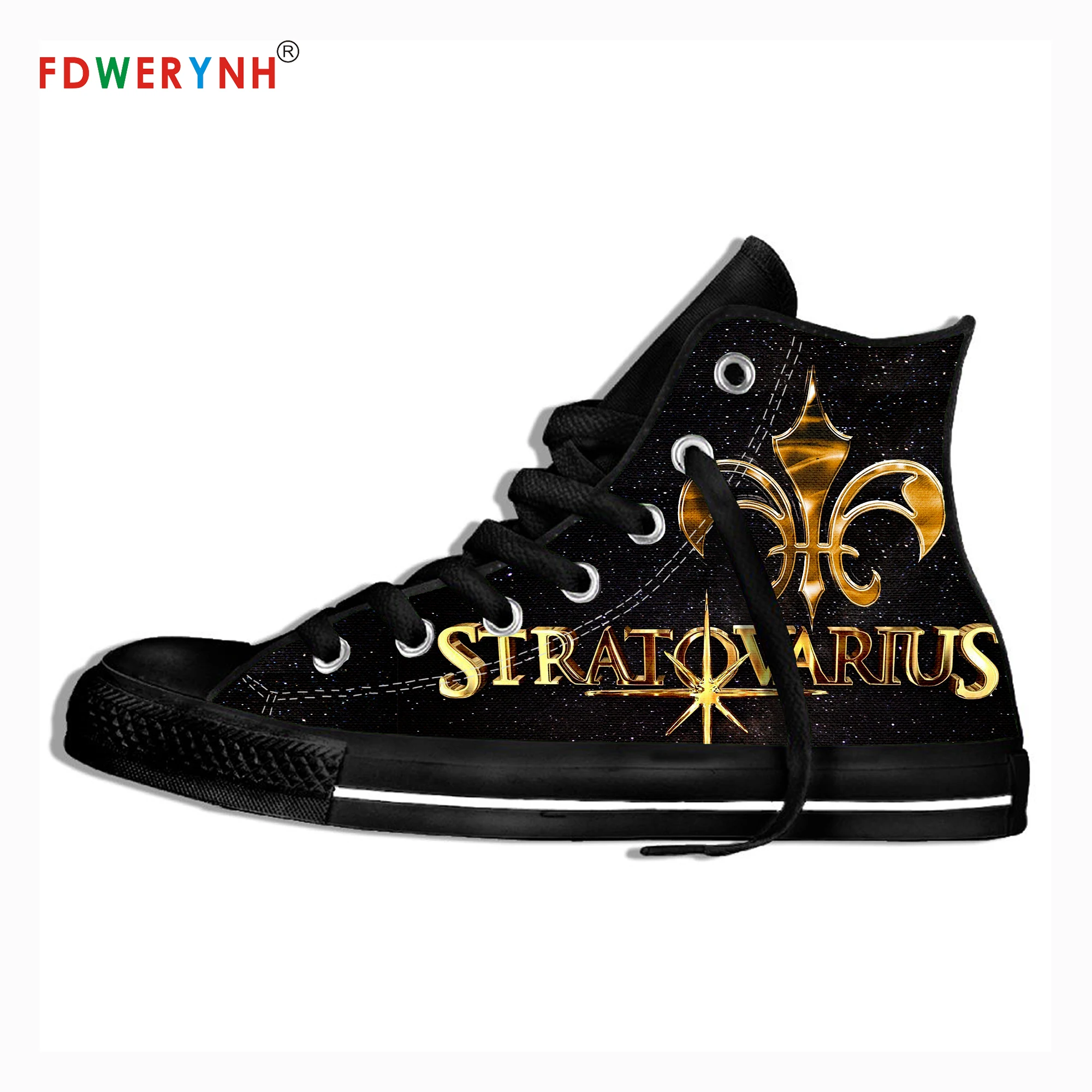 

Men's Casual Shoes Stratovarius Band Most Influential Metal Bands of All Time 3D Pattern Logo Men Shoes