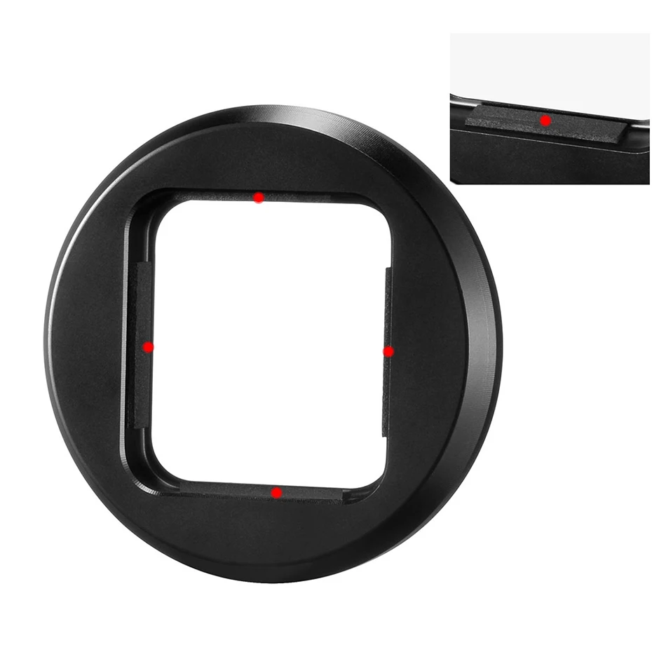 Ulanzi анаморфные линзы 52 мм фильтр адаптер кольцо для мобильного телефона 1.33X широкий экран фильм объектив видеомагнитофон