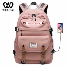 Женский рюкзак с usb зарядкой, Оксфорд, рюкзак для путешествий, мужской рюкзак Mochila Escolar, рюкзак для ноутбука, школьные сумки для девочек, школьный рюкзак XA805B
