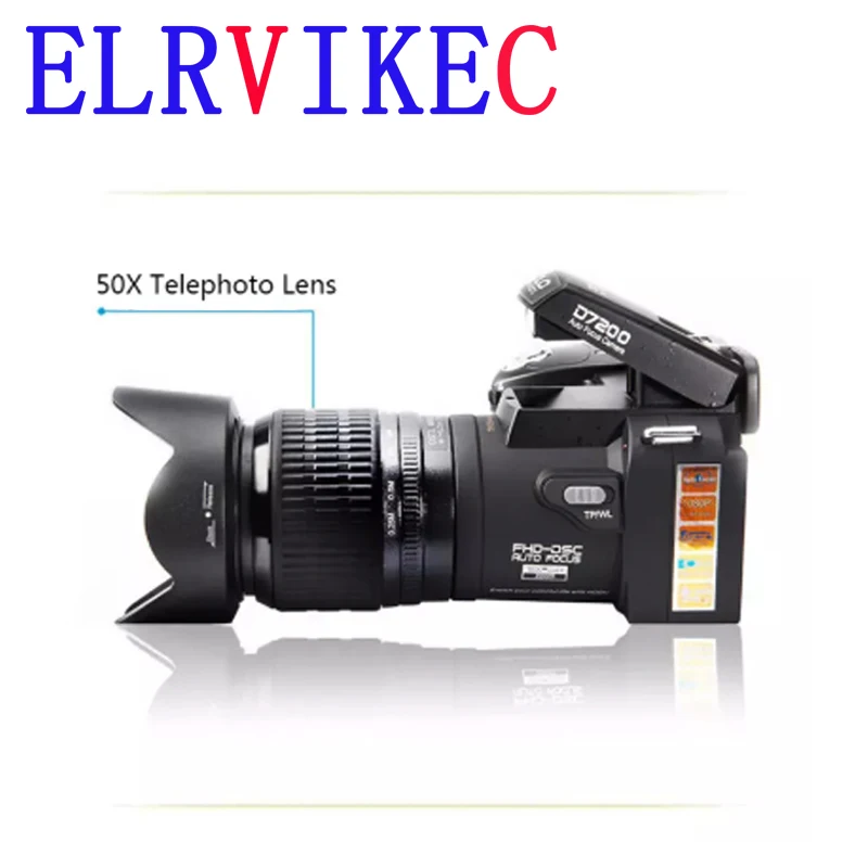 2021 Polo D7200+ 50x Optical Zoom Digital Camera Hd 33million Pixel