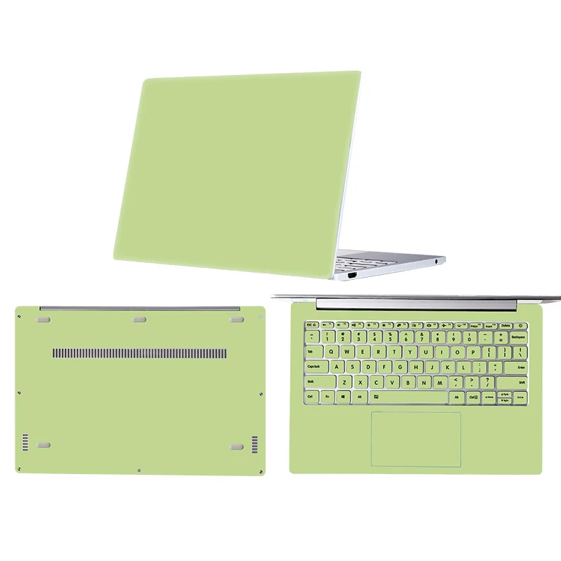 Наклейки для ноутбука для Xiaomi mi Air 12,5 13,3 Pro 15,6 дюймов виниловые наклейки для Xiao mi Red mi Book 14 дюймов - Цвет: light green