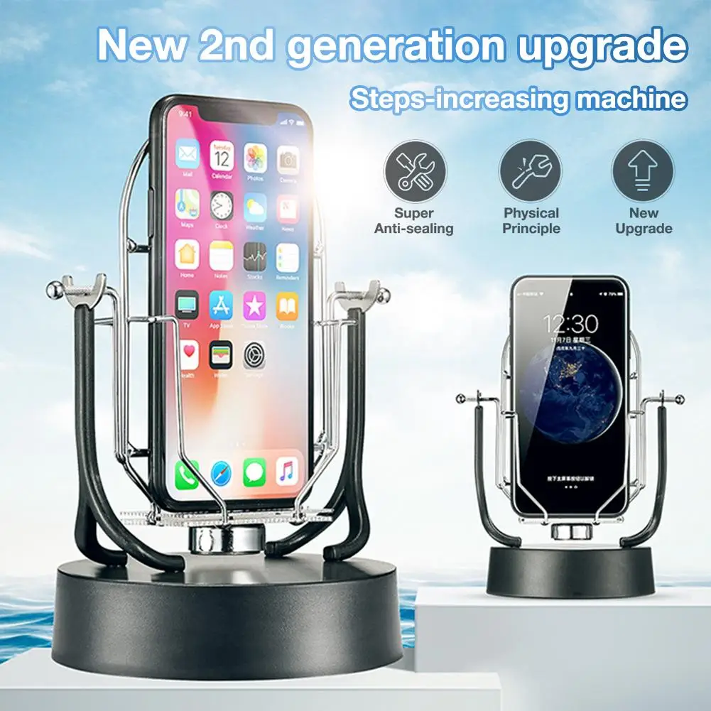 

Phone Swing Device Automatic Safety Wiggler Mobile Phone Holder Rocker Electronic Perpetual Motion Machine