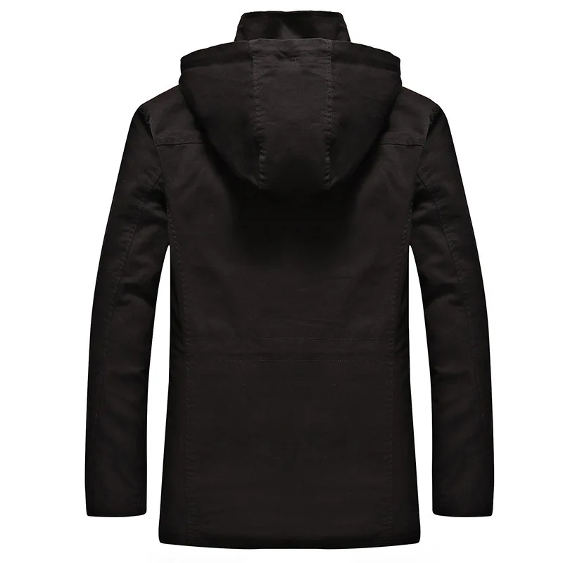 

AliExpress Washing Pure Cotton Military Mid-length Casual Jacket Fashion