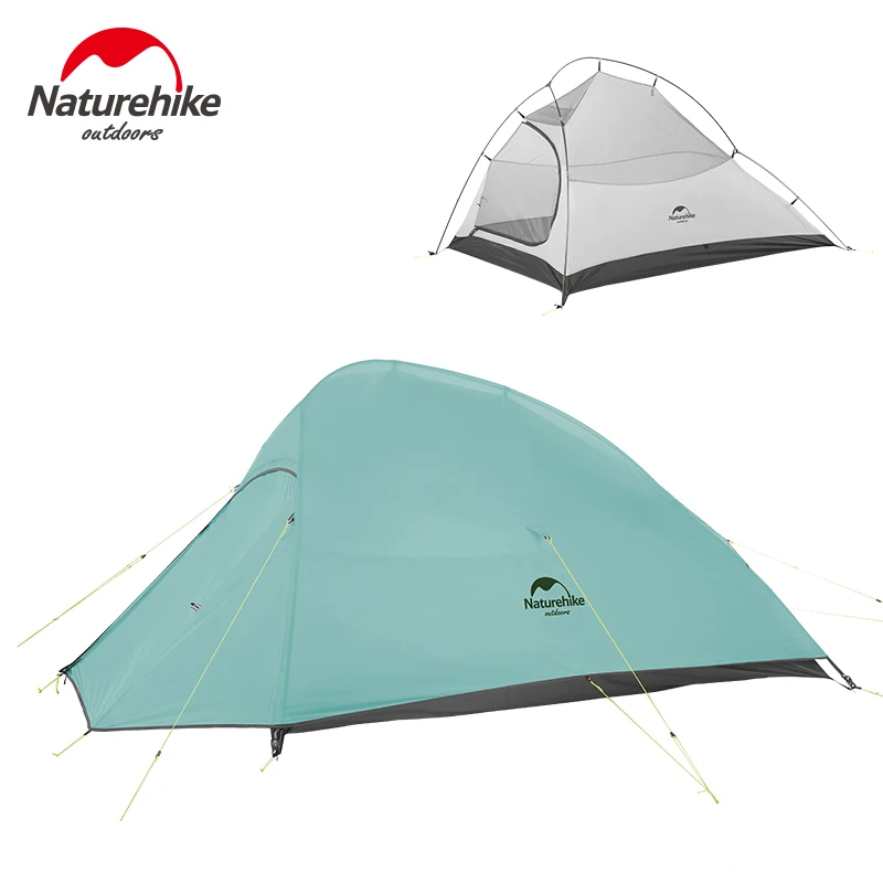 Naturehike самостоятельно стоящая 2 Человек Палатка 20D нейлон Сверхлегкий Профессиональная Серия 2 человек открытый походные палатки с бесплатным ковриком