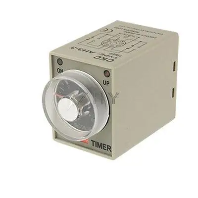 

AH3-3 Power On DC 24V 0-10 Second Delay Timer Time Relay 10S 8 Pin DPDT