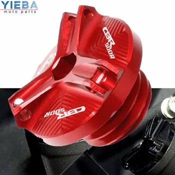 

Motorcycles Accessories Engine Oil CUP Fill Cap Cover Drain Plugs Sump Aluminum Moto Parts For HONDA CBR500R CBR 500 R All Years