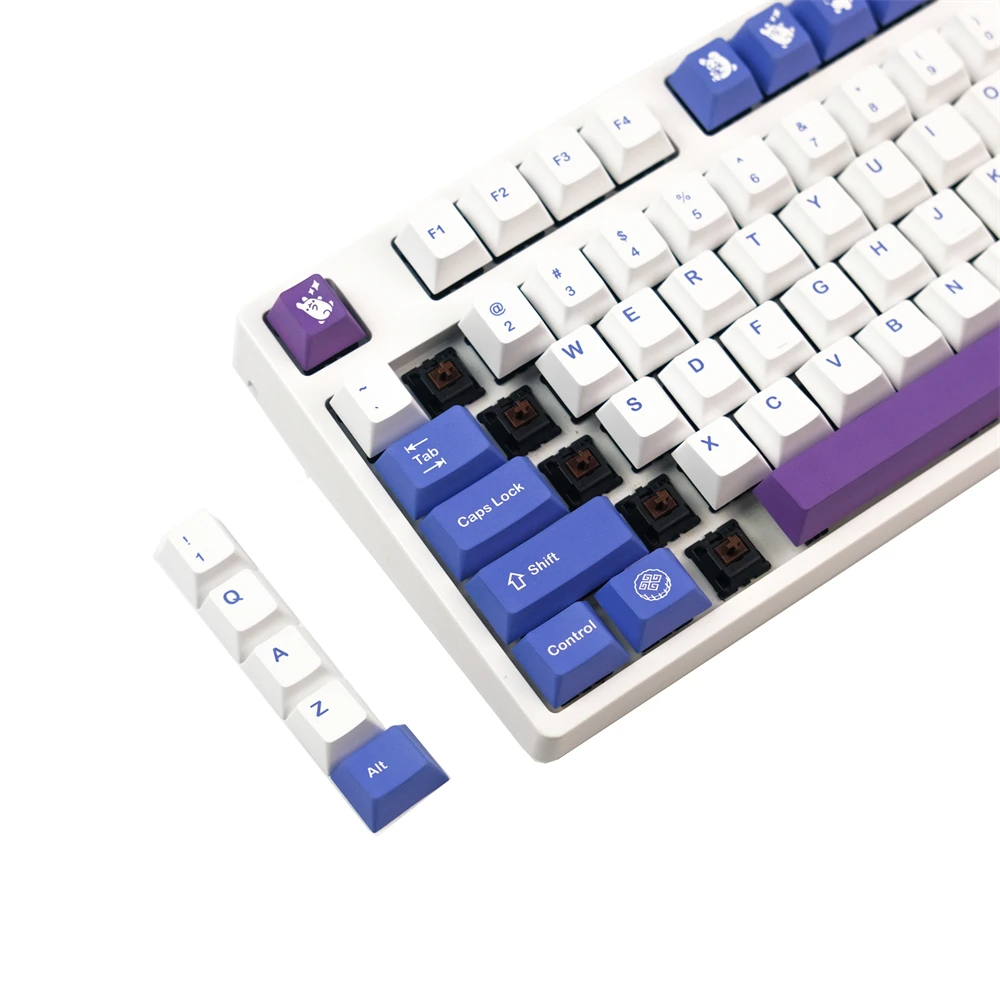 Gmk Tuzi Keycaps 126 Teclas Cereja Perfil Pbt Dye-sublimação Personalizar Gmk Keycaps para Cross Switch Teclado Mecânico - Imagem 5