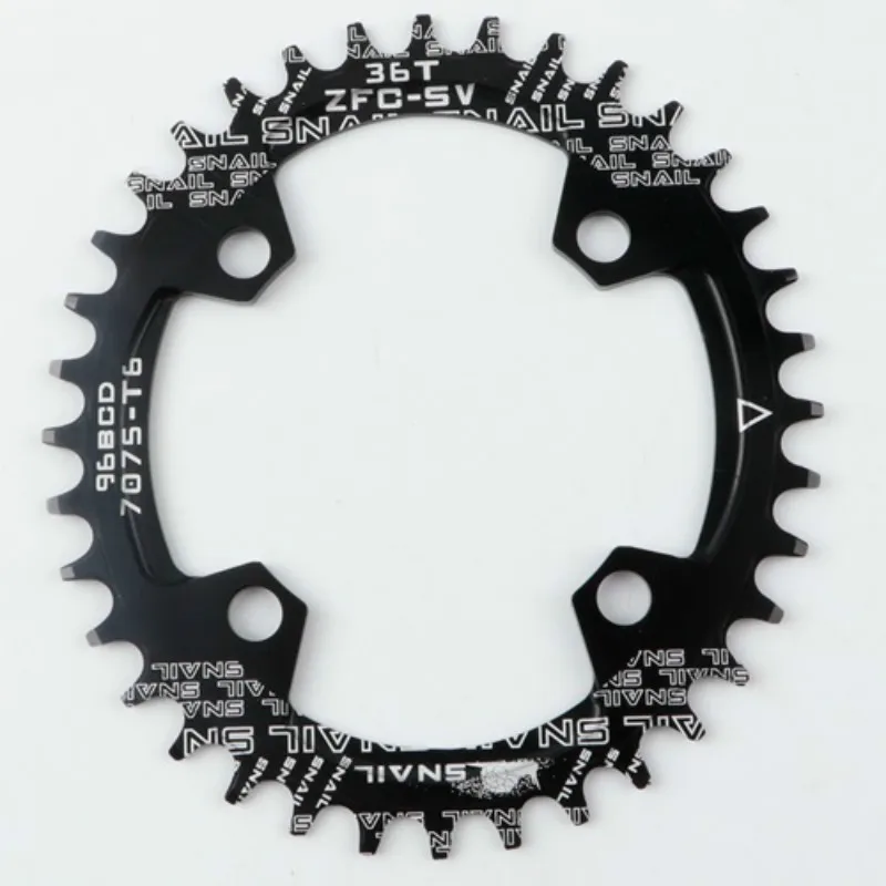 Улитка велосипед круглая/Овальная Звездочка 96BCD для Shimano 32 34 36T зуб один зуб пластина MTB горный велосипед цепное колесо