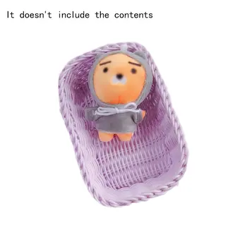 

Woven Storage Basket Desktop Debris Basket Girly Heart Photo Props Macaron Storage Basket Desktop Basket