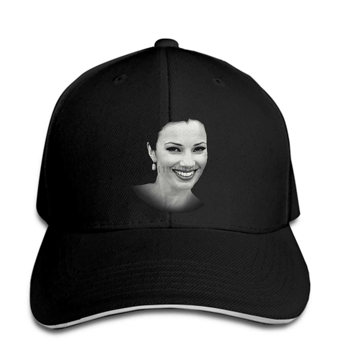 Бейсболка смешная мужская белая черная знаменитая черная Fran Drescher Кепка остроконечная Кепка