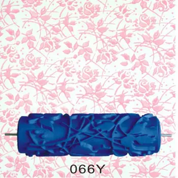 

15cm Flower Texture Rubber Painting Roller Paint Machine Wall Decoration Decor