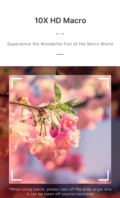 Obiettivo Grandangolare E Macro Per Sony ZV1 - ULANZI WL-1 18mm, 10X Macro - Foto 10