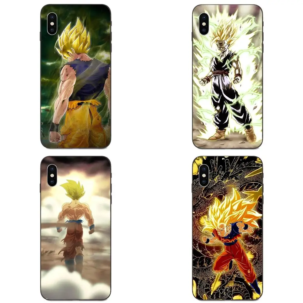 Dragon Ball Z Super Saiyan Son Goku для Xiaomi Redmi Mi Note 2 3S 8 9 Lite SE Pro мягкий силиконовый черный