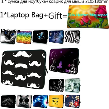 

21x18CM Rubber Gaming Mousepad+14" Laptop Bag 17 12 15 13 Notebook Cover For iPad Mini 5 Acer Swift 14.1 11.6 10.1 7 Tablet Case