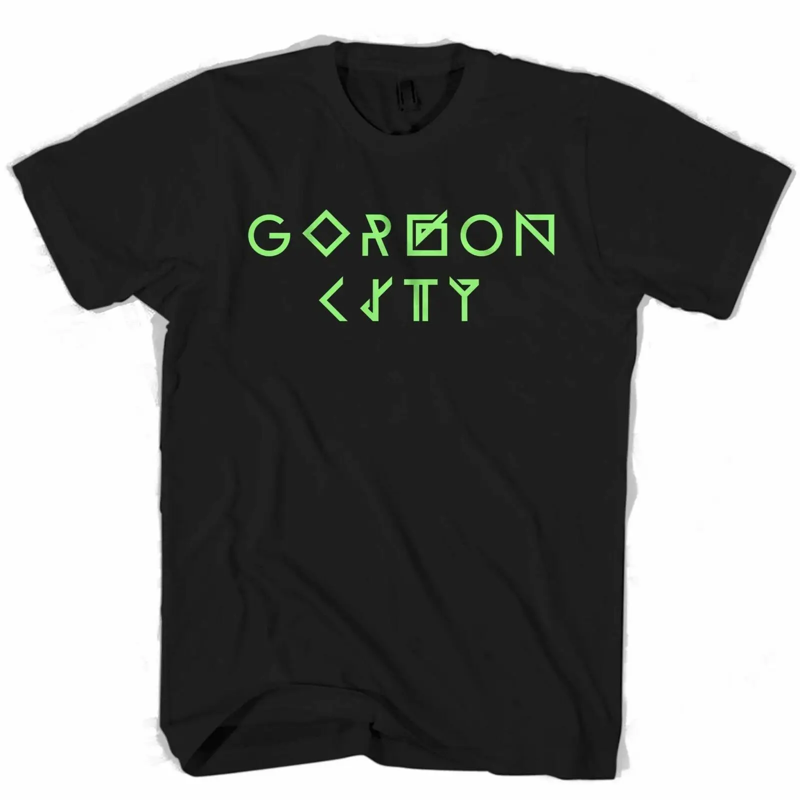 Unique Cool Letter Printed Tees Gorgon City Men's casual o-neck T Shirt 2020 High quality Brand shirt Casual Short sleeve O-ne | Мужская