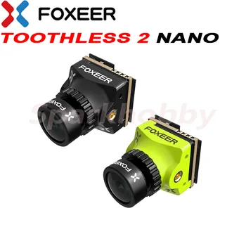 

1PC Foxeer Toothless 2 Nano FPV Camera CMOS 1/2 1.8mm 1200TVL PAL/NTSC 4:3 16:9 OSD Natural Image For RC FPV Racing Drone