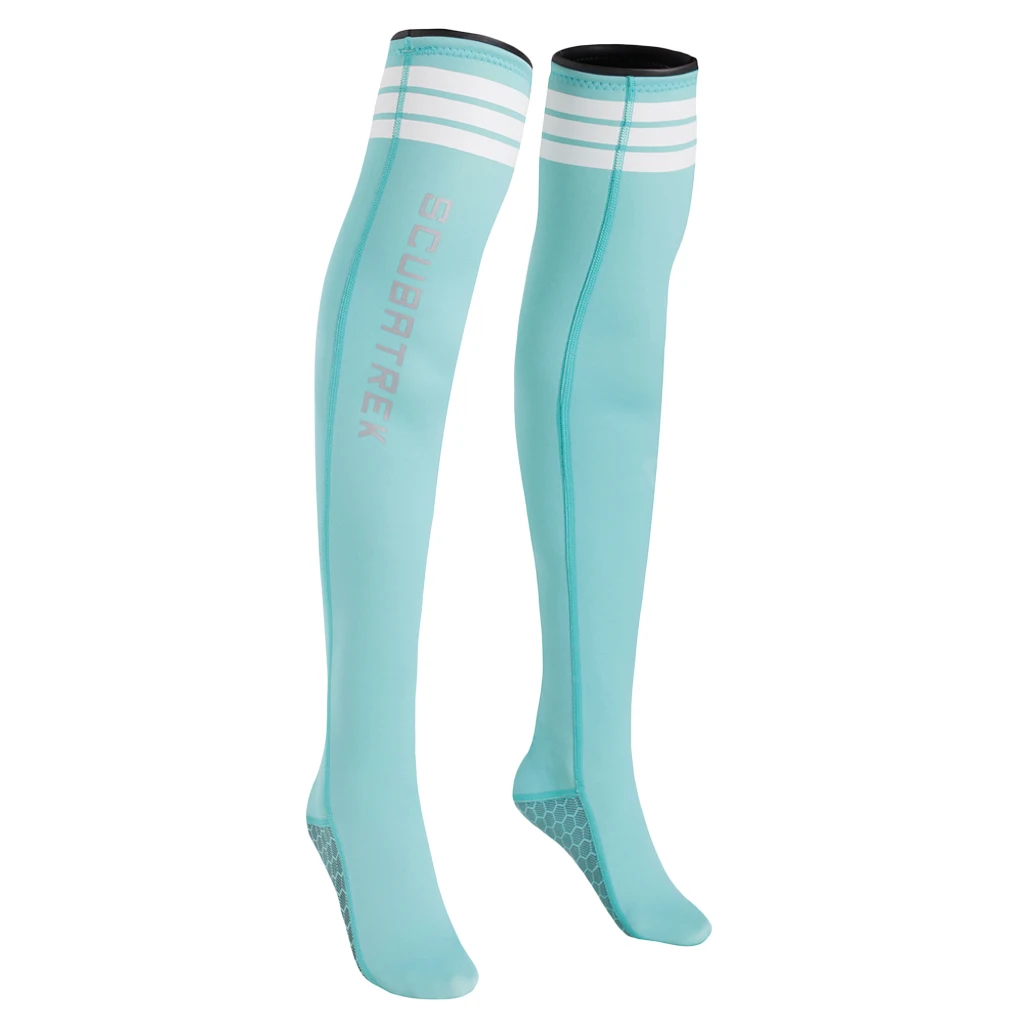 1.5mm Neoprene Women Diving Long Socks Water Sport Scuba Swim Snorkeling Surfing Wetsuit Booties Beach Dive Stocking Fin Sock