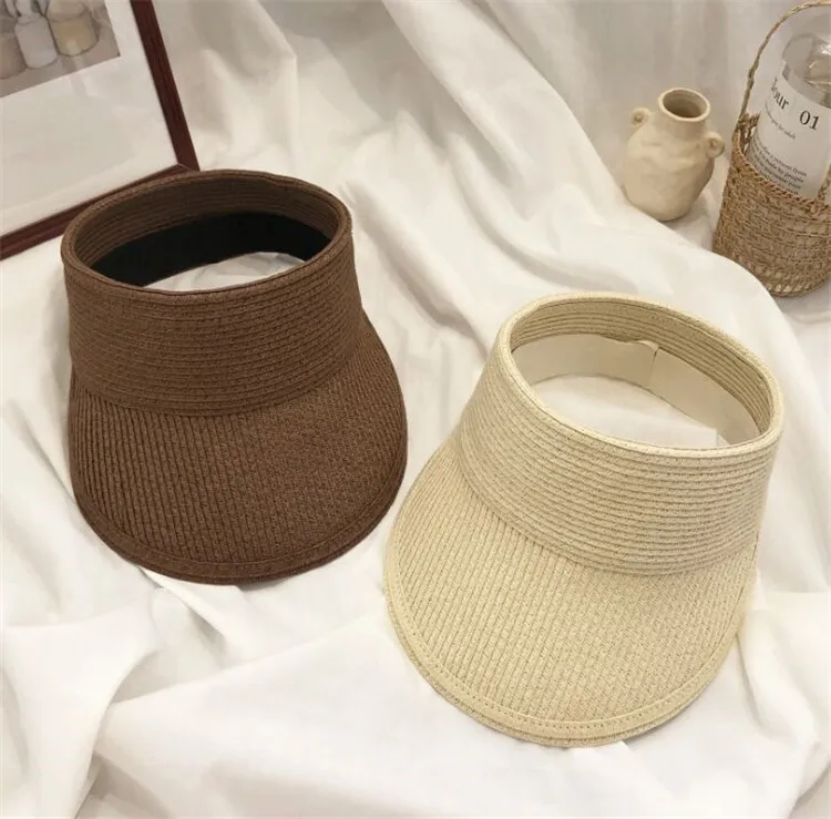 Новая модная женская кепка с козырьком raffia летняя повседневная соломенная шляпа