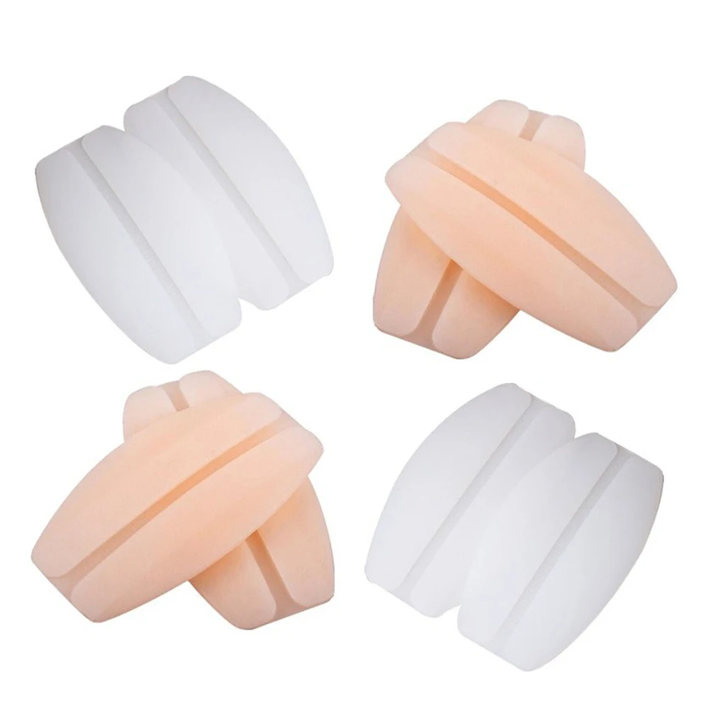 1Pair Silicone Bra Strap Cushions Holder Non-Slip Pliable Shoulder  Protectors Pads Ease Shoulder Discomfort Flesh