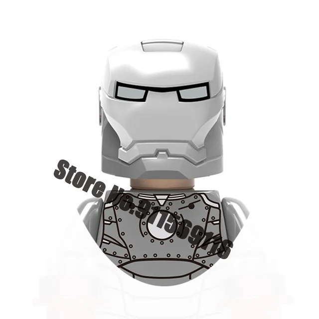 Superhero Iron Man Mark Building Blocks Bricks Tony Stark War Machine Ultron Action Figures Kids Toys Christmas Gifts H-X030