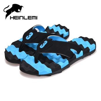 

HEINLEMI Genuine Leather Flip Flops Women Lightweight Slides Hard-Wearing Fashion Men Superstar Mules Chaussure Homme Cuir